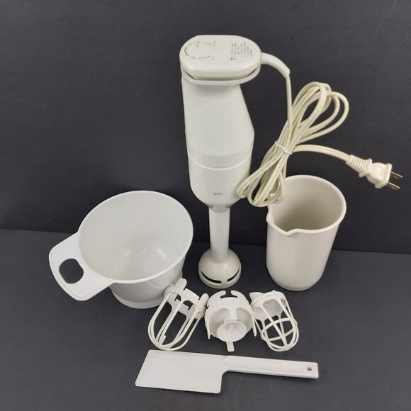 Braun 4166 Blender Mixer Handheld 6 Speed Electric with Accessories Tested - Picture 2 of 10